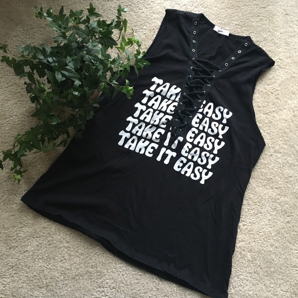 Don’t Ask Why “Take it easy” Tank Top